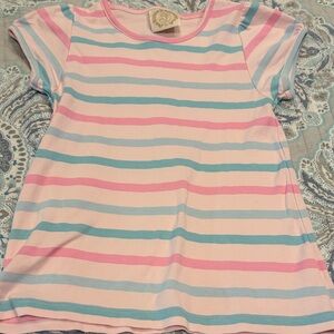 Beaufort Bonnet Striped Pink and Blue Kids Shirt
